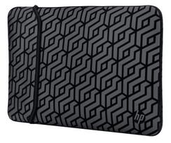 deklas kompiuteriui 14 hp - HP Notebook Reversible Sleeve 14" Black/Grey - 1 nuotrauka