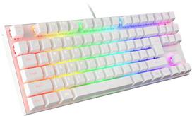 brown switch - Klaviatūra Genesis Thor 303 TKL RGB White Outemu Brown EN, balta - 2 nuotrauka