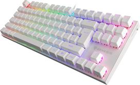 brown switch - Klaviatūra Genesis Thor 303 TKL RGB White Outemu Brown EN, balta - 3 nuotrauka