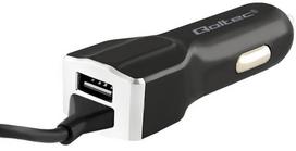 24v 5v - Qoltec Micro USB Car Charger Black - 2 nuotrauka