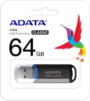 usb drives 64gb - ADATA C906 64GB Black (Juodas) - 3 nuotrauka
