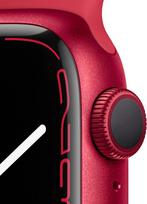 apple watch 7 series gps - Apple Watch Series 7 GPS, 41mm Red Aluminium Case with Red Sport Band (Raudonas) - 5 nuotrauka