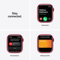 apple watch 7 series gps - Apple Watch Series 7 GPS, 41mm Red Aluminium Case with Red Sport Band (Raudonas) - 9 nuotrauka