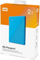wd 2tb blue hdd - Western Digital My Passport 2TB Sky (Mėlynas) - 6 nuotrauka