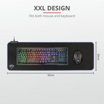 peles kilimelis mouse pad - Trust GXT 764 Glide-Flex XXL RGB-Illuminated Flexible Mouse Pad - 6 nuotrauka