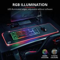 peles kilimelis mouse pad - Trust GXT 764 Glide-Flex XXL RGB-Illuminated Flexible Mouse Pad - 7 nuotrauka