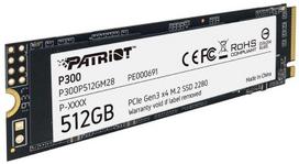 8 tb ssd pcie - Patriot P300 512GB P300P512GM28 M.2  - 2 nuotrauka