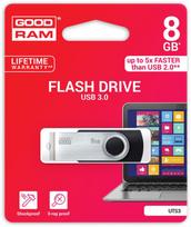 64 gb usb raktas - GoodRam Twister 64GB USB 3.0 Black - 3 nuotrauka