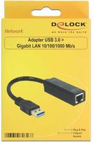 rj45 to usb - Delock Adapter USB 3.0 to LAN RJ45 - 2 nuotrauka