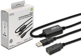 active usb extension cable - Digitus Cable USB / USB Black 10m - 2 nuotrauka