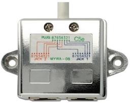 rj45 splitter - Delock RJ45 Port Doubler 65177 - 2 nuotrauka