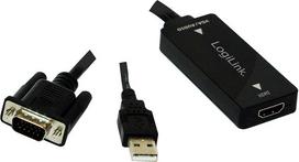 hdmi audio adapter - LogiLink VGA With Audio to HDMI Converter - 1 nuotrauka
