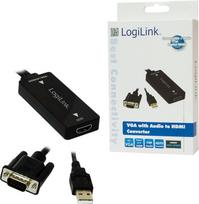 hdmi audio adapter - LogiLink VGA With Audio to HDMI Converter - 2 nuotrauka