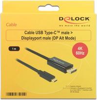 usb type c to displayport - Delock USB Type-C To Displayport 1m 85255 - 2 nuotrauka
