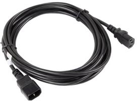 maitinimo laidas iec 320 c13 - Lanberg Cable IEC C14 / IEC C13 5m Black - 2 nuotrauka