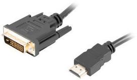 dvi hdmi lanberg - Lanberg HDMI to DVI-D Dual Link Black 3m - 1 nuotrauka