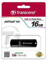 flash usb atmintines 16gb - Transcend JetFlash 350 16GB Black (Juodas) - 4 nuotrauka