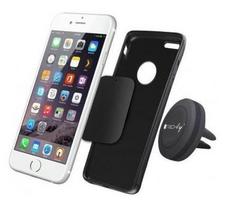 Techly Car Universal Support with Magnets for Smartphone / Tablet Black