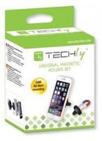 laikikliai i - Techly Car Universal Support with Magnets for Smartphone / Tablet Black - 4 nuotrauka