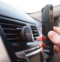 laikikliai i - Techly Car Universal Support with Magnets for Smartphone / Tablet Black - 5 nuotrauka