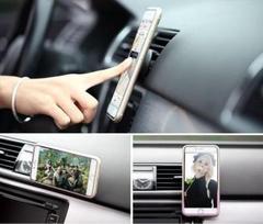 laikikliai i - Techly Car Universal Support with Magnets for Smartphone / Tablet Black - 10 nuotrauka