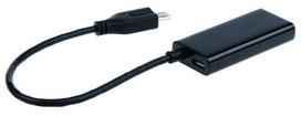 usb a male to micro usb adapter - Gembird micro USB - HDMI 11pin Adapter - 2 nuotrauka