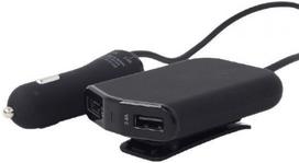 Gembird 4-port Front and Back Seat Charger 9.6A Black EG-4U-CAR-01