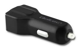 usb c mouse - Qoltec Intelligent USB-C Car Charger Black - 2 nuotrauka