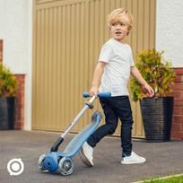 globber paspirtukas primo - Vaikiškas paspirtukas Globber Primo Foldable, mėlynas - 6 nuotrauka
