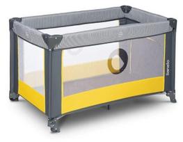 lionelo maniezas - Maniežinė lovytė Lionelo Stefi, Yellow Lemon - 1 nuotrauka