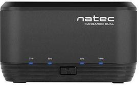hdd stotele - NATEC Kangaroo Dual USB 3.2 Gen 1 (3.1 Gen 1) Type-A Juoda - 4 nuotrauka