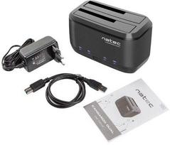 hdd stotele - NATEC Kangaroo Dual USB 3.2 Gen 1 (3.1 Gen 1) Type-A Juoda - 7 nuotrauka