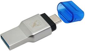 kingston usb 3c - Kingston MobileLite DUO 3C USB3.1+TypeC microSDHC/SDXC Card Reader - 4 nuotrauka