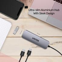 2x hdmi usb c adapter - Kabelis UNITEK Hub USB-C 2xUSB 3.1 PD 100W SD microSD Hdmi H1107D - 4 nuotrauka