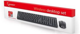 wireless keyboard - Gembird KBS-W-01 Wireless Desktop Set - 4 nuotrauka