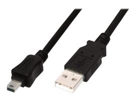 usb b male usb 3.0 - Kabelis Assmann USB 2.0 A M - mini USB B M, 3 m - 1 nuotrauka