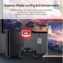 aliuminio kabeliai - UNITEK V1127A Aluminium HDMI 2.0 4K Sw - 6 nuotrauka