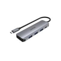 usb c 100w laidas - Kabelis UNITEK Hub USB-C 3xUSB 3.1 Gen1 PD 100W SD microSD H1107C - 2 nuotrauka