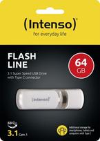usb drives 64gb -  INTENSO USB 3.1 64GB / 3538490 - 5 nuotrauka