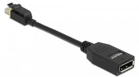 mini displayport 1.4 - Kabelis Delock, juoda, 0.15 m - 2 nuotrauka