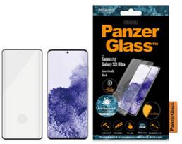 s21 telefonas samsung - PanzerGlass Samsung, Galaxy S21 Ultra Series, Antibacterial glass, Juodas, Antifingerprint screen protector, Case Friendly, Compatible with the in-screen fingerprint reader - 4 nuotrauka