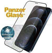 juoda plevele - PanzerGlass Apple, For iPhone 12 Pro Max, Glass, Juodas, Clear Screen Protector - 1 nuotrauka