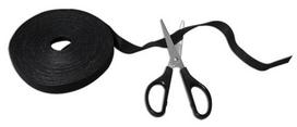 cable organizer - LogiLink Cable Management Velcro 4m x 16mm Black - 2 nuotrauka