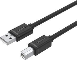 usb y cable - Unitek USB 2.0 A To USB B Cable 5m Black - 1 nuotrauka