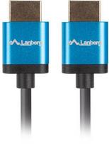 Lanberg HDMI Cable V2.0 4K Black 0.5m