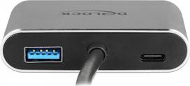 usb vga adapteris - Delock USB-C To HDMI/VGA Adapter - 3 nuotrauka
