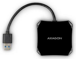 usb sakotuvas 3 2 - Axagon HUE-S1B USB3.0 Quattro Hub - 2 nuotrauka