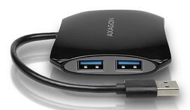 usb sakotuvas 3 2 - Axagon HUE-S1B USB3.0 Quattro Hub - 4 nuotrauka