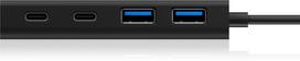 usb c ilgintuvas - ICY Box IB-HUB1426-U3 USB 3.0 HUB - 4 nuotrauka