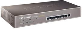 ethernet switch 1000mbps - Šakotuvas TP-Link TL-SG1008 Switch Rack 8x10/100/1000Mbps - 1 nuotrauka